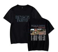 Respeto T-Shirts Men Women Ben-son Boo-ne Printed Short Sleeve Hip Hop Crew Neck Fashion Casual Pullover Shirt Fan Gift Unique T-Shirt XS-3XL-Black||XL