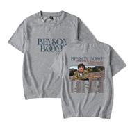 Respeto T-Shirts Men Women Ben-Son Boo-ne Printed Short Sleeve Hip Hop Crew Neck Fashion Casual Pullover Shirt Fan Gift Unique T-Shirt XS-3XL-Grey||S