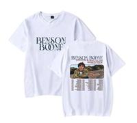 Respeto T-Shirts Men Women Ben-son Boo-ne Printed Short Sleeve Hip Hop Crew Neck Fashion Casual Pullover Shirt Fan Gift Unique T-Shirt XS-3XL-White||S
