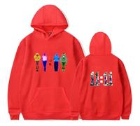 Respeto Unisex Hoodie Chris Brown 11:11 Tour Printed Logo Hoodie Women's Men's Long Sleeve Pullover Hoodie Casual Sweatshirt Clothes XS-3XL-Red||XL