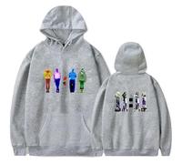 Respeto Unisex Hoodie Chris Brown 11:11 Tour Printed Logo Hoodie Women's Men's Long Sleeve Pullover Hoodie Casual Sweatshirt Clothes XS-3XL-Grey||XL