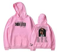 Respeto Womens Mens Hoodies Tate McRae Hoodie Print Think Later World Tour Sweatshirt Fashion Rapper Cosplay Street Fan Gift Hoodie Apparel XS-3XL-Pink||XS