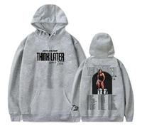 Respeto Womens Mens Hoodies Tate McRae Hoodie Print Think Later World Tour Sweatshirt Fashion Rapper Cosplay Street Fan Gift Hoodie Apparel XS-3XL-Grey||S