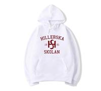 Respeto Young Royals Hoodie Unisex Hillerska Skolan Hooded Sweatshirt Graphic Hoodies Long Sleeve Pullover Tv Show Casual Sportswear XS-3XL-White||S