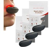 Respi-Relief Red Light Nasal Therapy Instrument, 2025 New Red Light Nasal Therapy Instrument, RedLight NasalTherapy Device, Red Light NasalTherapy for Nose (3 Pcs)