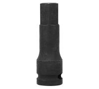 Respicefinem 1/2 Inch Hex Bit Socket Thickened Air Impact Wrench Adapter Bit H17 Thickened Design More Impact Resistant Strong Moment of Force Durable Good Using Effect (1/2 inch Rotary Sleeve H17)