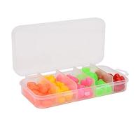 Respicefinem 100Pcs 5 Colors PVC Artificial Corn Soft Fishing Baits Flavor Carp Lures Set Accessories Kit Quality PVC Non Safe Odorless Durable With Flavor Corn Taste Lifelike Ap