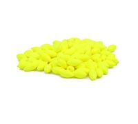 Respicefinem 100pcs Fishing Strike Indicators - Bright Red & Yellow Plastic Floats, 10 x 5mm Beads for Enhanced Sensitivity & Visual Tracking