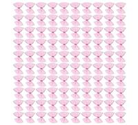 Respicefinem 100PCS Mini Bows Cute Look for DIY Production and Home Decoration with Ribbon Butterflies Ideal for Crafts and Garland