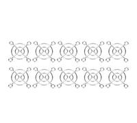 Respicefinem 10Pcs Cooling Fan Protection Cover For MK8 Extruder DIY Heat Dissipation Mesh 40 x 40mm Strong And Durable With Welded Joint That Can Withstand 88 Pounds Tensile Test