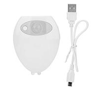 Respicefinem 16 Colors USB Charging Led Motion Induction Bathroom Toilet Night Light Sensor with Uv Light Portable and Flexible for Home Office Business Travel