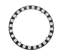 Respicefinem 1pc 24 Bit WS2812 5050 RGB LED Ring Lamp Light with Integrated Drivers Ultra Bright Smart LED Arranged in Circle Chainable for Various Lighting Projects 3 3 Outer Diam