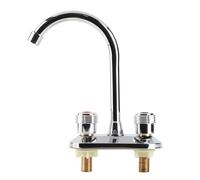 Respicefinem 2 Handle Centerset Bathroom Faucet Water Saving and for Domestic and Commercial Use in Bathrooms Kitchens Hotels and Public Places Ideal for Washb