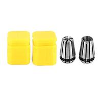 Respicefinem 2 Pieces High Accuracy Spring Steel CNC Collet Chuck Holders For Precision Machining And Engineering Applications 65Mn Material With 0.008 Mm Tolerance