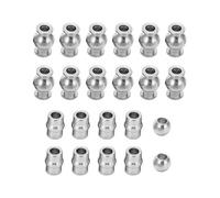 Respicefinem 22pcs RC Shock Damper Ball Head Set for Arrma 4x4 1/10 Remote Control Vehicles Upgrade Accessories Fine Workmanship Beautiful Appearance Strong Durable Fit For ARRMA