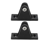 Respicefinem 2PCS Marine Boat Deck Hinge Mount Nylon Bimini Top Fitting Hardware Marine Awning Hardware Accessories Premium Nylon Material Excellent And Wear Durab