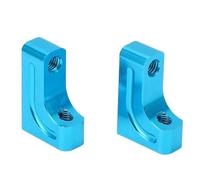Respicefinem 2PCS RC Servo Mount Aluminum Alloy Strong Strength Universal For TAMIYA TB03 TT02 XV01 High Performance Durable Easy To Install With Compatibility