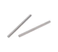 Respicefinem 2pcs RC Steel Suspension Arm Hinge Pin Set For Arrma Typhon 1/10 RC Car Upgrade Parts High Precision Fit For ARRMA Typhon Big Rock Senton Granite 3S 1/10 RC Car Made