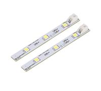 Respicefinem 2Pcs Refrigerator LED Light Board White Eyes Friendly Freezer LED Light Strip Ideal For Electrolux And ESE6619TD Refrigerators With DC12V Input Pure White Light 6000