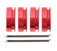 Respicefinem 2Set RC Clutch Aluminium Alloy Clutch Shoes With Spring Fit For Nitro 1/10 Remote Control Car Blue Quality Lightweight Easy To Install And Disassemble (Red)