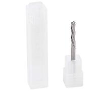 Respicefinem 3 Flutes Milling Cutter Made Of Tungsten Steel For Aluminum And Non Ferrous Materials Woodworking Cutting Tool With 3.175mm Diameter Compact Size For Easy Handling