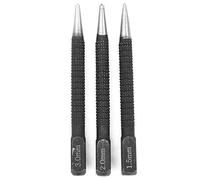 Respicefinem 3 Pcs Punch Wood Marking Tool Center Punch Combination Marker for Drilling Positioning Accurate Starting Point for Steel and Other Solid Materials One Hand Operation