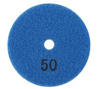 Respicefinem 3inch Round Diamond Polishing Pad High Strength Wear Resistant Long Service Life Grinding Efficiency Smooth Edges Good Polishing Effect Suitable for Grinding Various (50 Eyes)