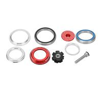 Respicefinem 42x52mm Road Bike Front Fork Stem Headset Waterproof Bike Bearing Bowl Group Red Quality Aluminum Alloy Material Lightweight Non Deformable Long Service Life Upper (Red)