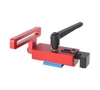 Respicefinem 45 Type Miter Stop Aluminum with 90° Rotatable Handle for Precise Woodworking on T Tracks Ideal for Professional Woodworkers and DIY Enthusiasts High Strength Lightwei