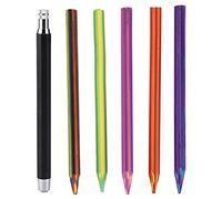 Respicefinem 5.6mm Mechanical Pencil Set with Colored Refills for Art Drawing Painting and Graffiti Includes Premium Wax Refills Vibrant Colors and Portable Design for Artists and Hobbyists