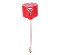 Respicefinem 5.8Ghz 3dBi RHCP High Gain FPV Antenna for Racing Drone Red RC Drone Accessory with Low Feeder Loss and 100MHz Bandwidth Omni Directional Signal Transmission for (UFL)