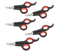 Respicefinem 5Pcs Pet Nail Clipper Professional Tool for Puppy Cat Dog Grooming Ideal for Various Small Animals Control and Comfortable Design