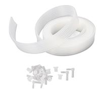 Respicefinem 8 Rows UV Printer Cartridge Flexible Ink Tube Translucent Ink Tubing Replacement 1.5m for HP