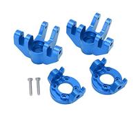 Respicefinem Aluminum Alloy Metal Front Steering Cup with Front C Seat Base C for LOSI LMT 1 8 Truck Durable and Lightweight Upgrade Part for Enhanced Performance and Cool (Blue)