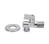 Respicefinem Angle Stop Valve Brass 1/4 Quarter Turn G1/2 Inch Inlet G1/2 Inch Outlet Water Shut Off Valve for Sink Bathroom Toilet Kitchen Faucet Installation