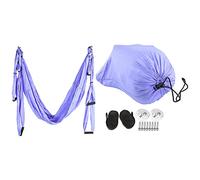 Respicefinem Anti Gravity Yoga Hammock Swing Home Fitness Accessories For Indoor And Outdoor Use Blue Purple (Blue Purple)