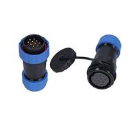 Respicefinem Aviation Connector Premium PA66 And PPS With Oxidation Resistant Pure Copper Plated Gold For Communication Equipment Instruments And Meters Computers Programmable (10 Pin)