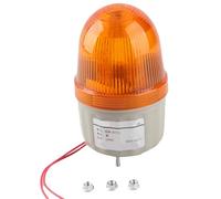 Respicefinem Berm Emergency Warning Light with Strong Alarm Sound and Sufficient Lighting for Factories Office Buildings Schools Organizations and Stations DC24V 5W Yellow with (Yellow)