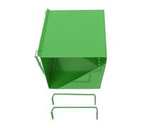 Respicefinem Bird Feeder Creative Large Capacity Weatherproof Iron Hanging Birdfeeder For Garden Outdoor Decoration Green (Green)