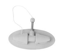 Respicefinem Boat Oar Holder PVC Boat Paddle Holder Hook Mount Durable 360° Rotating Easy Installation for Kayak Yacht Inflatable Boat Rubber Dinghy Lightweight Universal Fit