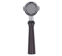 Respicefinem Bottomless Portafilter 51mm 2 Ears Stainless Steel Handle with Filter Basket for ECO310 F Type Brazilian Rosewood Italian Coffee Makers (F Sandalwood)