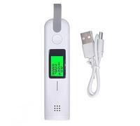 Respicefinem Breath Alcohol Tester Quick Response Wireless Portable Drunk Analyzer DC 5C White Uses Semiconductor Alcohol Sensors for Blood Alcohol Content Monitoring Easy to (White)