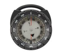 Respicefinem Bright Yellow 50m Underwater Diving Compass With Luminous Feature Magnetic Pipe Clamp Design For Scuba Diving And Water Sports (Black)