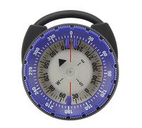 Respicefinem Bright Yellow 50m Underwater Diving Compass With Luminous Feature Magnetic Pipe Clamp Design For Scuba Diving And Water Sports (Blue)