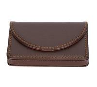 Respicefinem Business Name Card Case PU Leather Secure Organized Card Holder Portable Lightweight Professional Showcase Non-Slip Ideal Entrepreneurs Traveling and Coffee Meetings (033#)