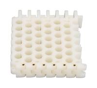 Respicefinem Cable Dresser Organizing Tool Premium Solution for Home and Office Cable Management with 9mm Hole for Cat5 Cat6 Cat7 Cables Made of Abs and Copper (6x6 Holes)