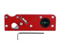 Respicefinem Chamfer Plane for Wood Manual DIY Woodworking Corner Flattening Tool Trimming Planer Ideal for Home Woodworking Projects Made of Thick Aluminum Alloy and High Carbon (Red)