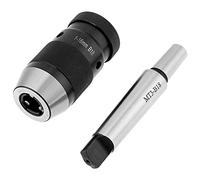Respicefinem Chucks Shars Mt3 Keyless Chuck 13. 0×8. 0×10. 0 1 16Mm Capacity 45 Steel Self Tighten Keyless Lathe Drill Chuck with Mt3 B18 Taper Arbor Mt3 Drill Chuck Lathe Drill Ch