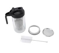 Respicefinem Cold Brew Coffee Maker Pitcher A Premium Solution for Enjoying Cold Brew at Home or Office Featuring Stainless Steel Thick Glass 1000ml Capacity (1000ml)