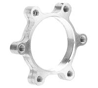 Respicefinem Disc Brake Flange Disc 6-hole Threaded Seat Adapter Base 48mm Aluminum Alloy Disc Brake Thread Conversion Seat for Bicycle Disc Brakes Repair Connects Disc Brake Disc (48mm base)